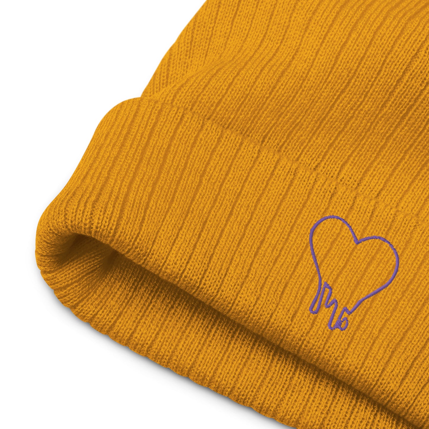 Purp Lover Ribbed knit beanie